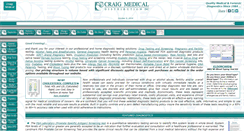 Desktop Screenshot of craigmedical.com